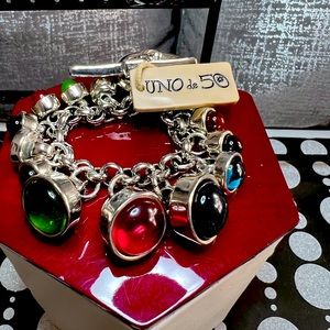 Uno de 50 dangle, multi-colored bracelet, NWT!